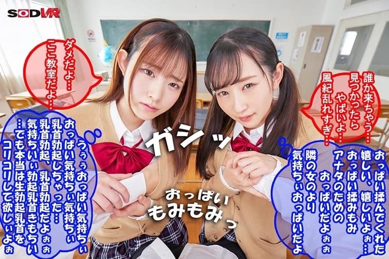 DSVR-1113 Hina Kamisaka，Ena Satsuki Ikase 根据委员会两名成员听到的讨厌的婊子心的声音疯狂狂欢！ W Telepathy VR