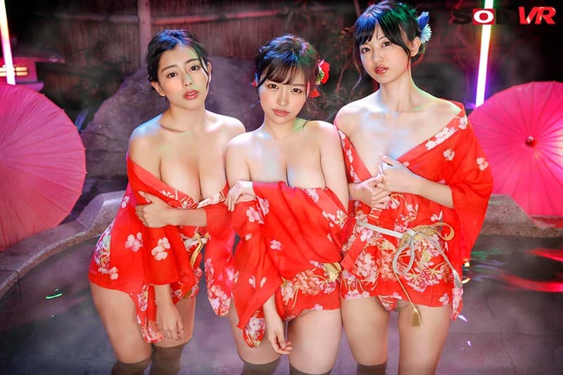 DSVR-833 [VR] [梦想新风俗] 温泉小镇传闻中的巨乳酒馆小姐提供最佳服务的露天浴池