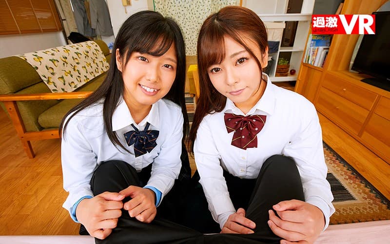 NHVR-108 [VR] 我爱老师！两人同时表白的艺术体操学生软体3P后宫性爱