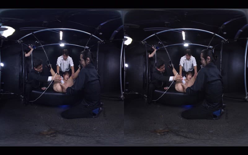 KPVR-003 [VR] 固定腿，双手克制 未完成的电动按摩器 Pleasure 腌制 SEX Abe Mikako