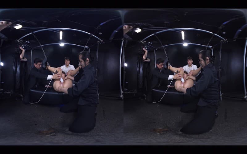 KPVR-003 [VR] 固定腿，双手克制 未完成的电动按摩器 Pleasure 腌制 SEX Abe Mikako
