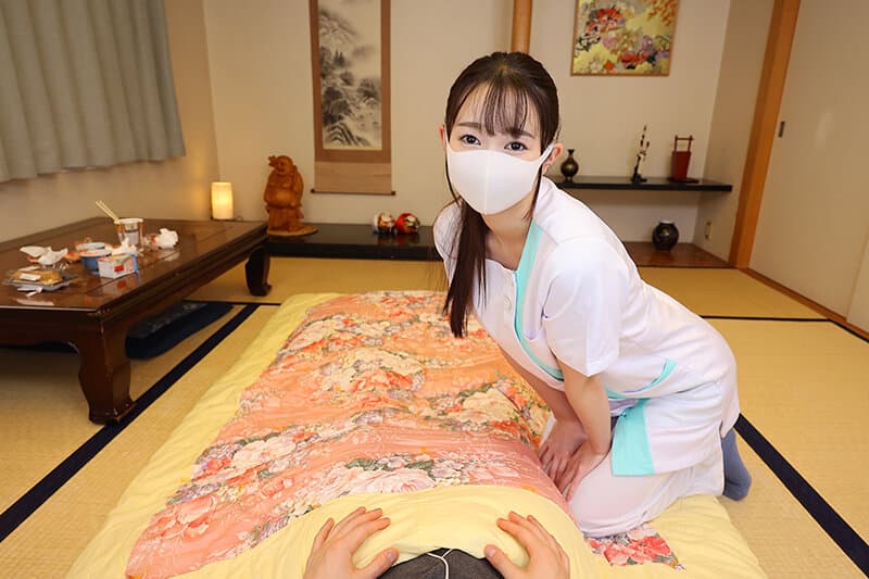 URVRSP-336 【VR】【8K VR】用花言巧语诱骗天真无邪的新人护工，让她为我处理性需求并多次内射的故事 蕾小姐