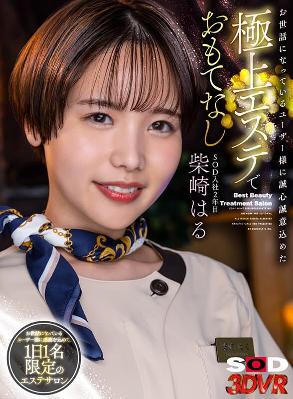 DSVR-1325 柴崎はる在 SOD 柴崎はる Hospitality 的第二年，为我们的用户提供最好的美容护理