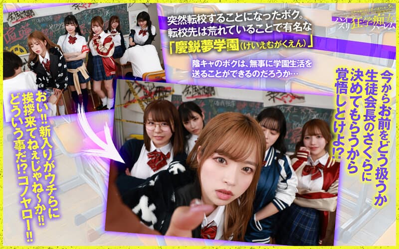 SAVR-785 【VR】【KMPVR-彩-八周年纪念作品】全方位巨乳8KVR】内向的我，在转学的学校被5位校园顶层的巨乳不良少女当作“小弟”使唤，无处可逃的痴女狂乱后宫