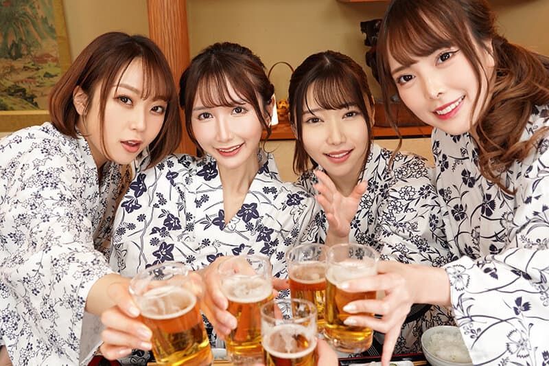 VRKM-1647 【VR】人生首次迎来巅峰桃花运！！与公司四位知名美女下属共度两天一夜温泉之旅。旅馆房间内的梦幻束缚玩具调教&后宫性爱 兰兰 五月芽衣 八乃翼 天川空