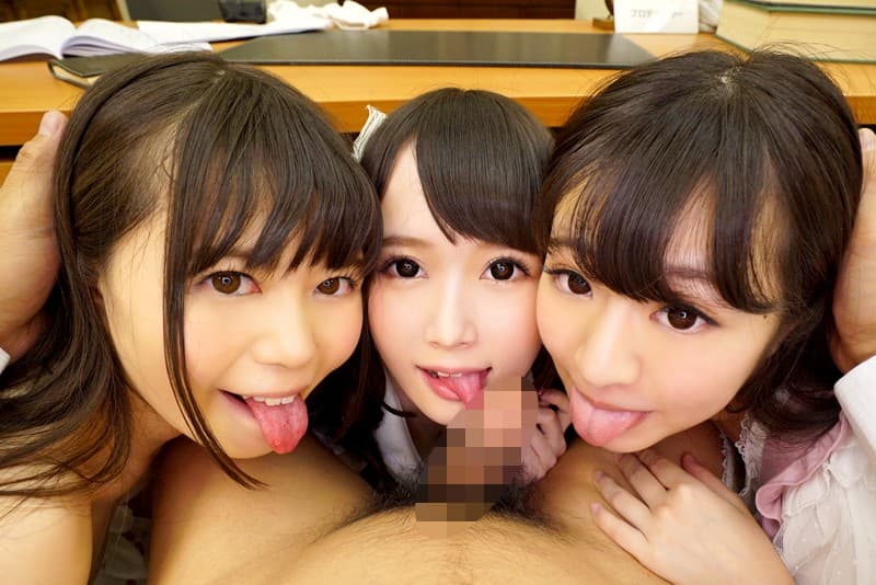 TMAVR-058 【VR】長尺VR 憧れの声優プロデューサーになった僕。主役欲しさに僕を取り合う3人の新人声優にトリプルバイノーラルで囁かれチ○ポの乾く暇もなく連続射精！