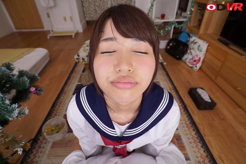 DSVR-361【VR】『恋人は18才』唯井まひろ クリスマスパーティーで連続7発射！