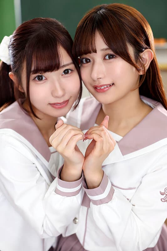 VRKM-1701【VR】シン?W顔面特化アングルSpecial VR ～顔面最高のビジュJ●がボクを奪い合い！？舐めまくりキスしまくり中出しハーレム！！～逢沢みゆ?北岡果林