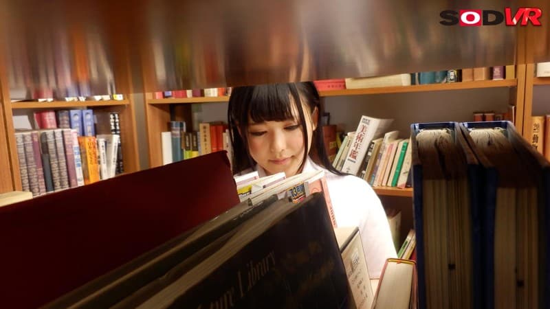 DSVR-144 [VR] [视点运动VR] 凝视图书馆美少女入裙！把它永远推下去，从里到外强奸它！