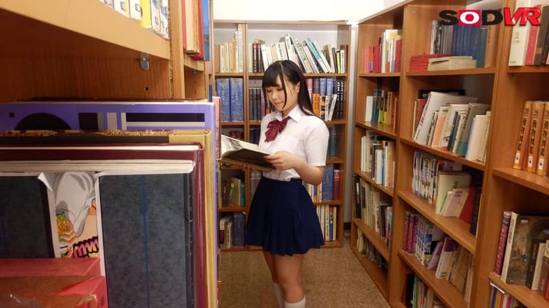 DSVR-144 [VR] [视点运动VR] 凝视图书馆美少女入裙！把它永远推下去，从里到外强奸它！