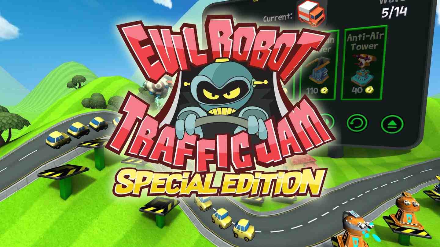 Oculus Quest 游戏《汽车塔防》Evil Robot Traffic Jam