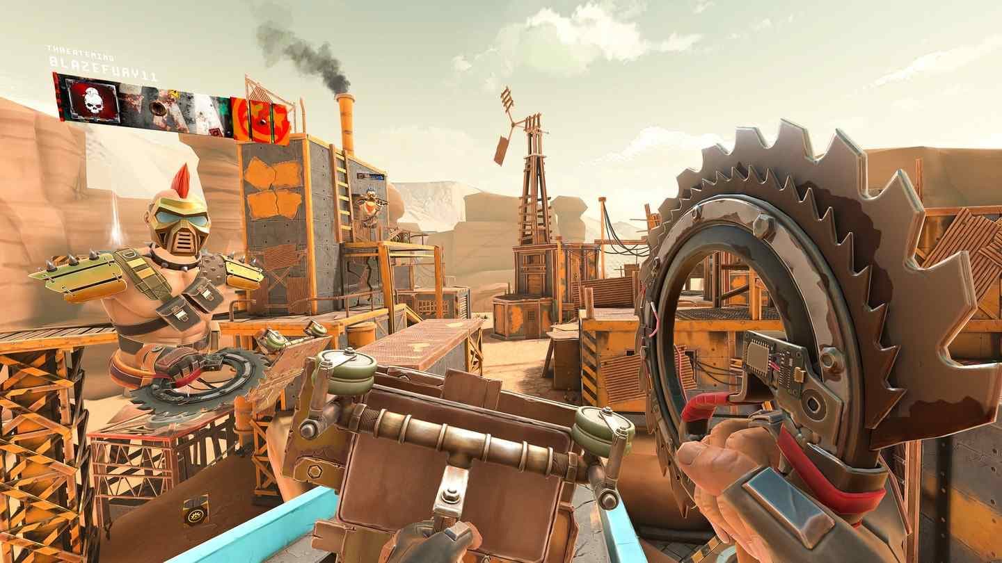 Oculus Quest 游戏《飞盘刀》STACK 游戏截图