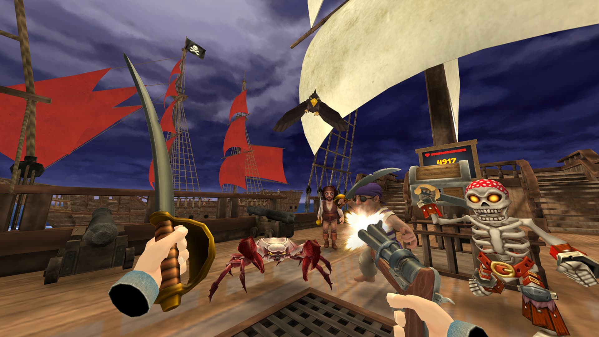 Oculus Quest 游戏《甲板上的海盗》Pirates on Deck VR