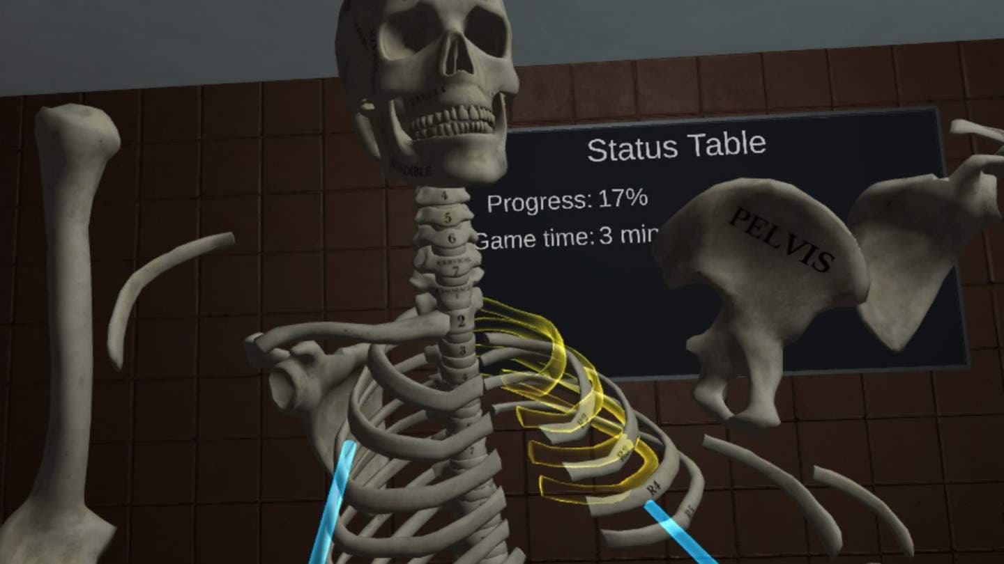 Oculus Quest 游戏《人体解剖学》Human Anatomy Puzzle