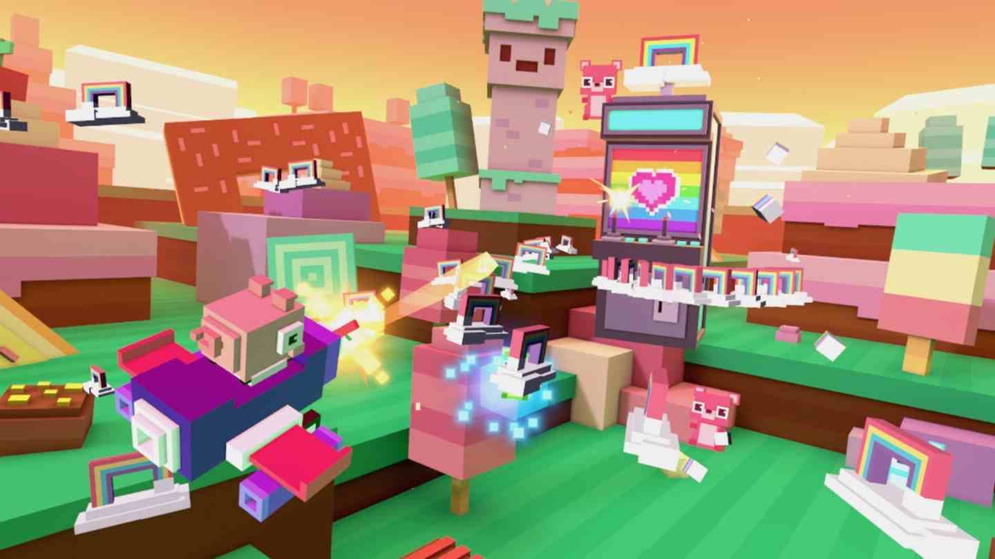 Oculus Quest 游戏《像素射击》Shooty Skies Overdrive
