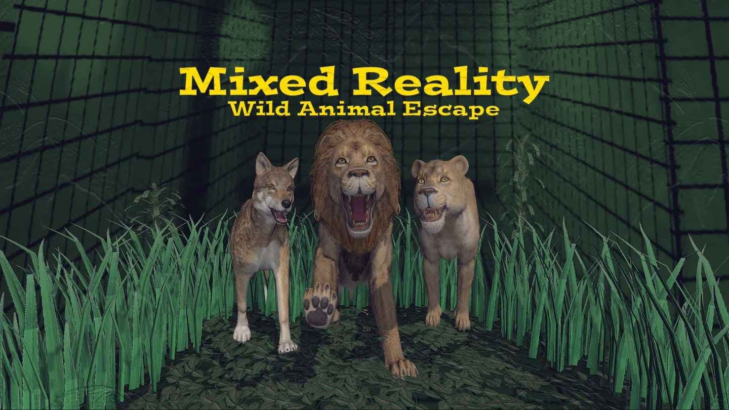 Meta Quest 游戏《Mixed Reality Wild Animal Escape》混合现实野生动物逃生
