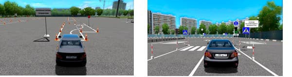城市汽车驾驶练车模拟器（City Car Driving）