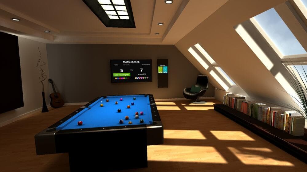 Oculus Quest 游戏《黑洞台球 精简版》Black Hole Pool Lite