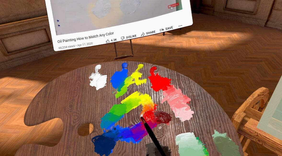 Oculus Quest 游戏《油画模拟器VR》Vermillion