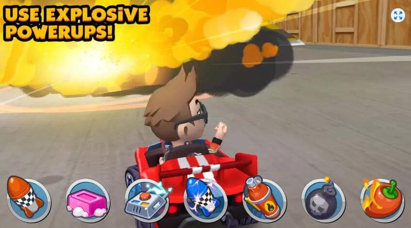 Meta Quest 游戏《轰鸣卡丁车》Boom Karts 游戏截图