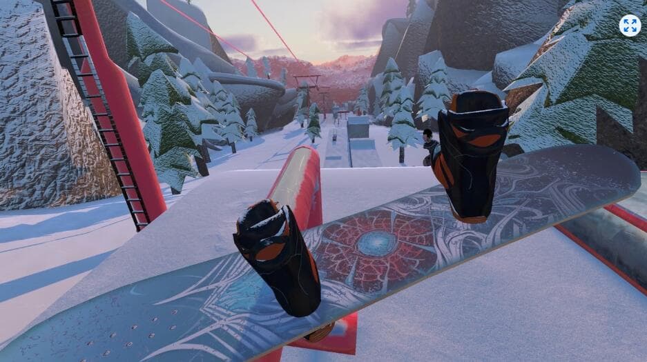 Meta Quest 游戏《滑雪板》Slowp VR