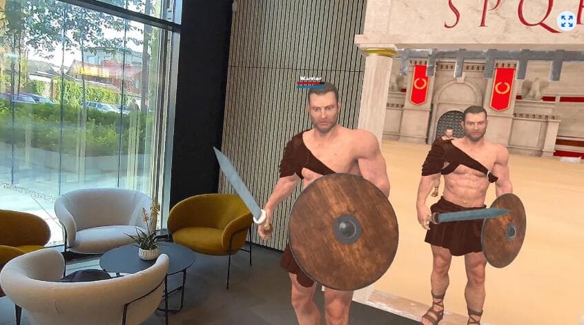 Meta Quest 游戏《角斗士之战：混合现实格斗》Gladiator Battle: Mixed Reality Fight