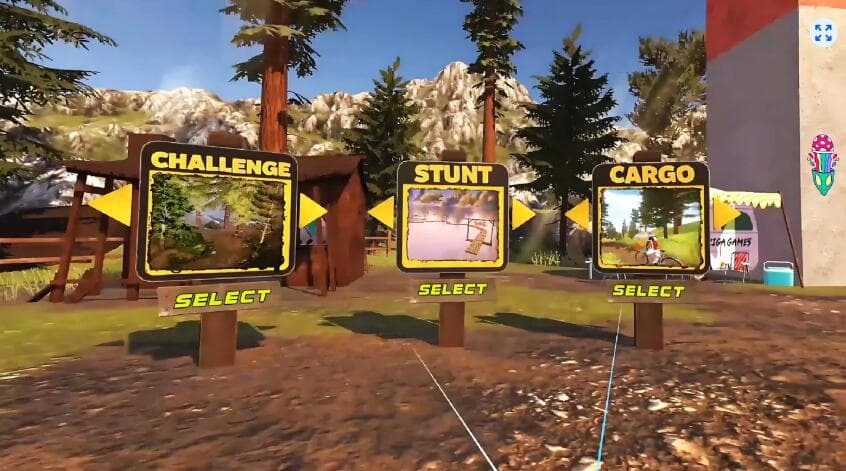 Oculus Quest 游戏《山地自行车速降》Mountain Bike Downhill
