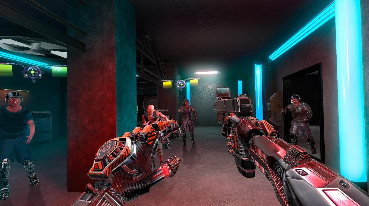 Oculus Quest 游戏《死亡地平线:网络融合》Death Horizon: Cyberfusion 游戏截图