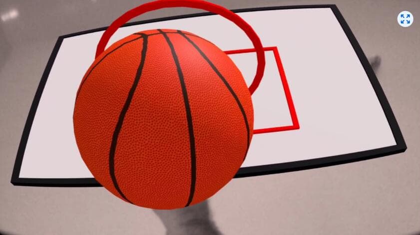 Oculus Quest 游戏《篮球罚球AR》Freethrow Basketball AR