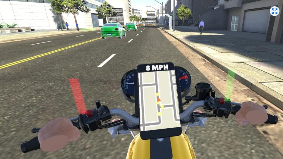 Meta Quest 游戏《摩托出租车》Moto Taxi 游戏截图