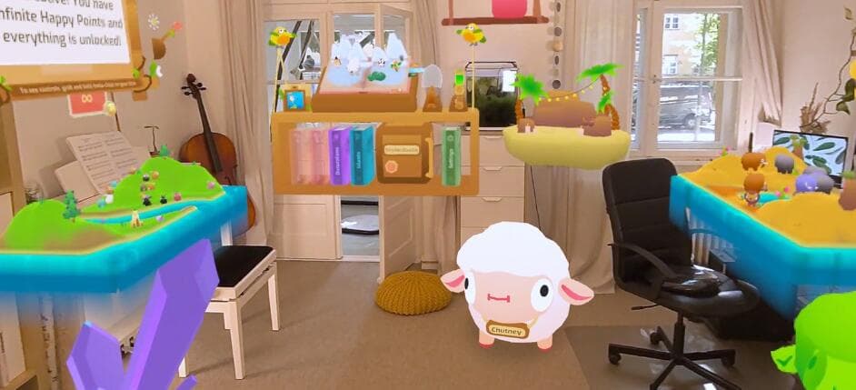 Oculus Quest 游戏《梦想的房间》Living Room