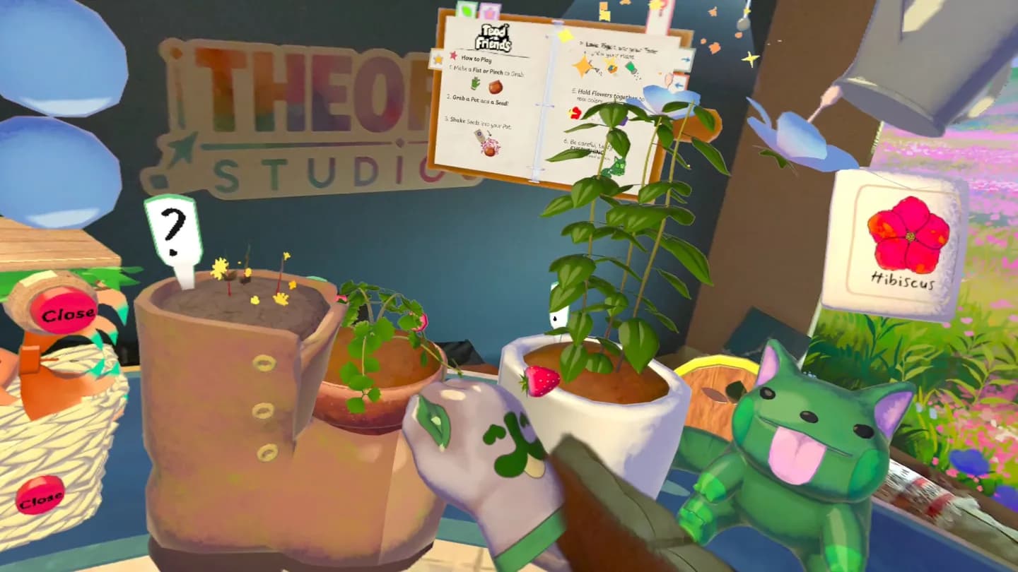 Meta Quest 游戏《与朋友一起打理花园 – 花园模拟》Tend with Friends – Garden Sim 游戏截图