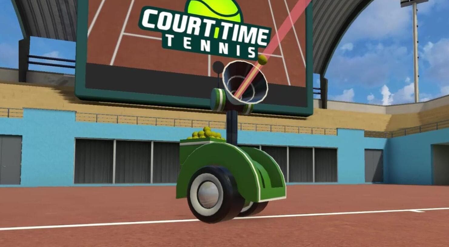 Oculus Quest 游戏《练习网球VR》Court Time Tennis（高速下载）