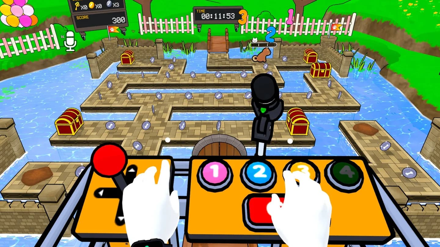 Meta Quest 游戏《狗狗收藏VR》Inu Atsume VR 游戏截图
