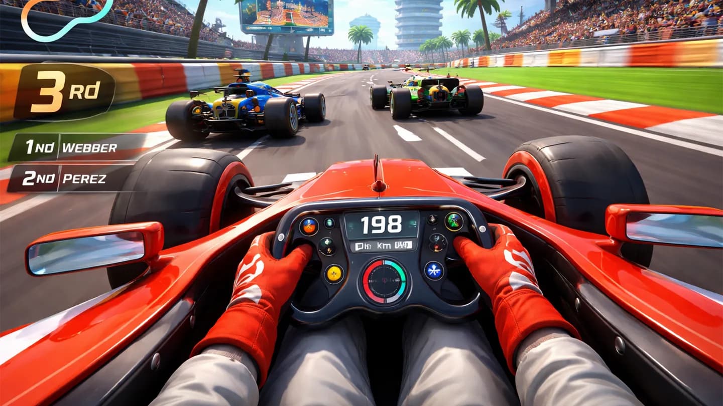 Meta Quest 游戏《方程式X赛车1F锦标赛》Formula X Car Racing 1F Championship