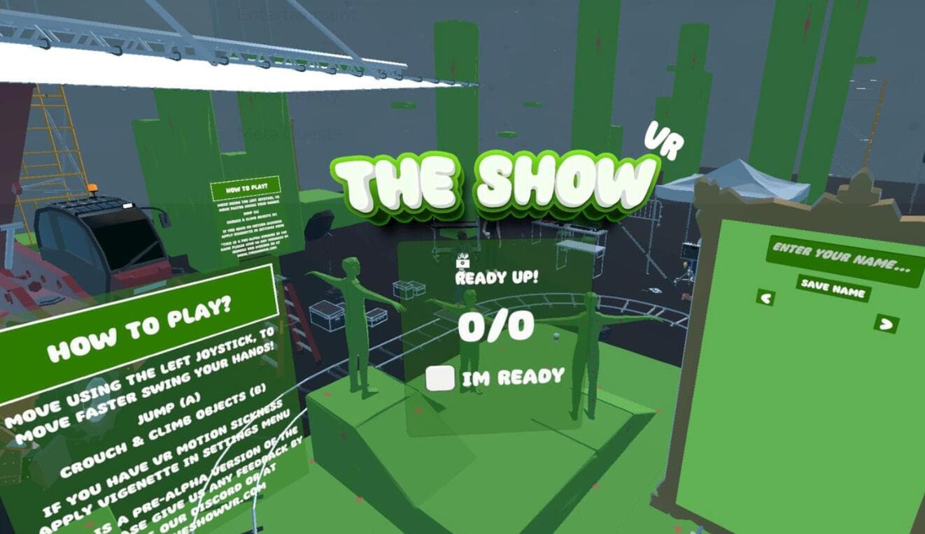 Oculus Quest 游戏《迷你游戏世界VR》The Show VR – Multiplayer MinigamesVR