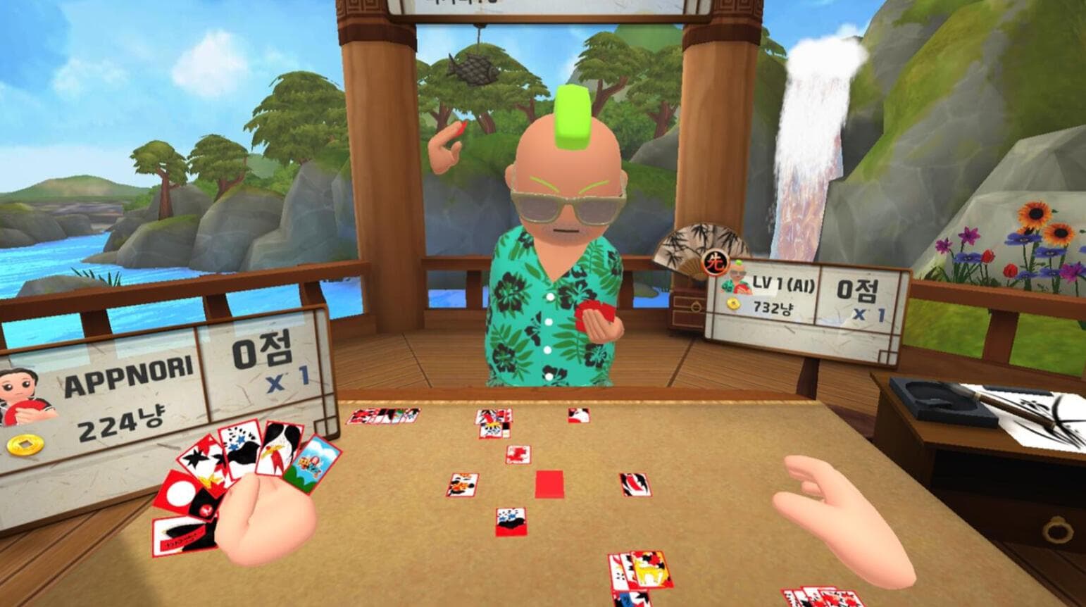 Oculus Quest 游戏《韩国纸牌游戏VR》Real-Gostop VR(高速下载) 游戏截图