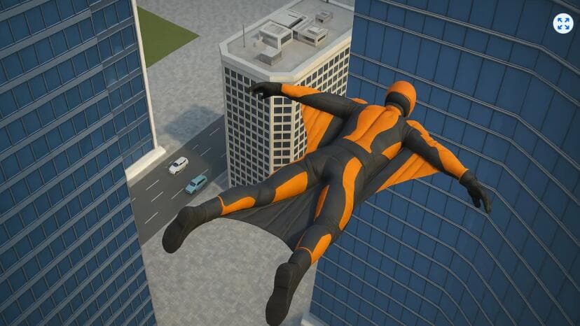 Meta Quest 游戏《翼装飞行定点跳伞》Wing Suit Flying Base Jump Game