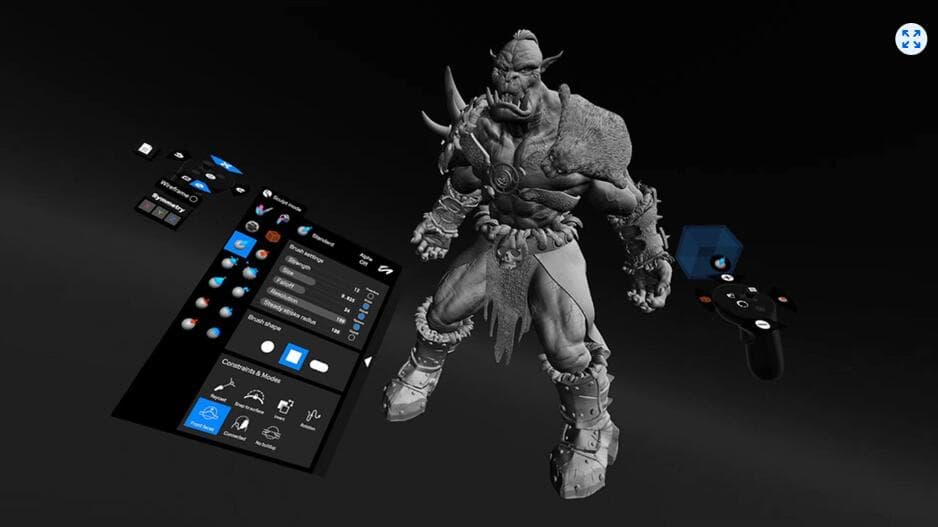 Meta Quest 游戏《绘画模型实验室》Shapelab Lite 游戏截图