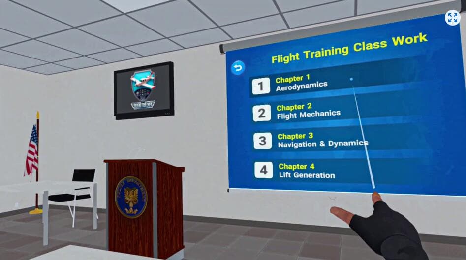 Meta Quest 游戏《飞行教练:VR驾驶舱教练》Flight Trainer: VR Cockpit Coach 游戏截图