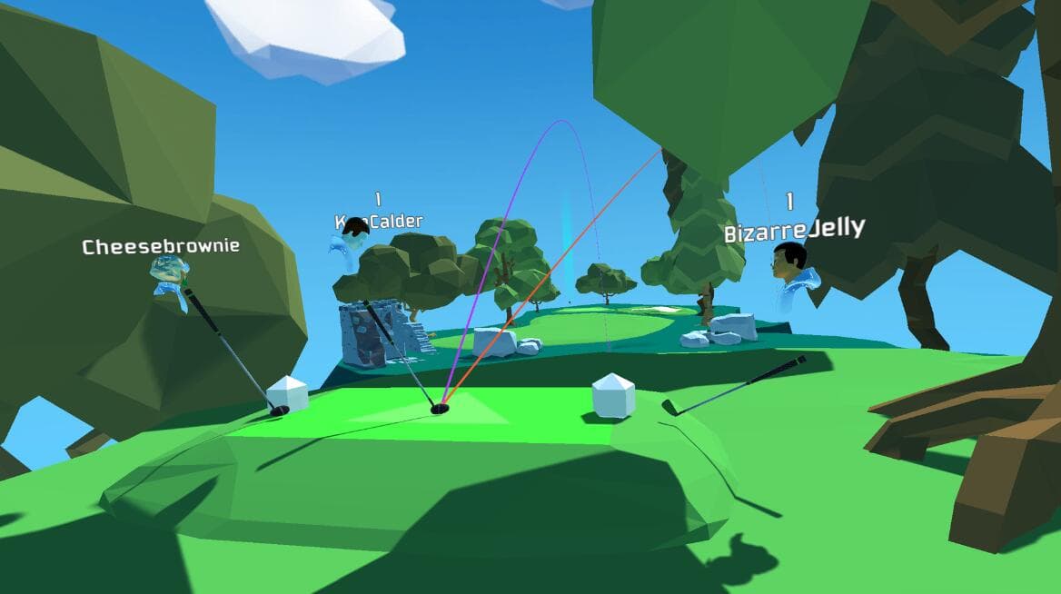Oculus Quest游戏《云端高尔夫》Cloudlands 2