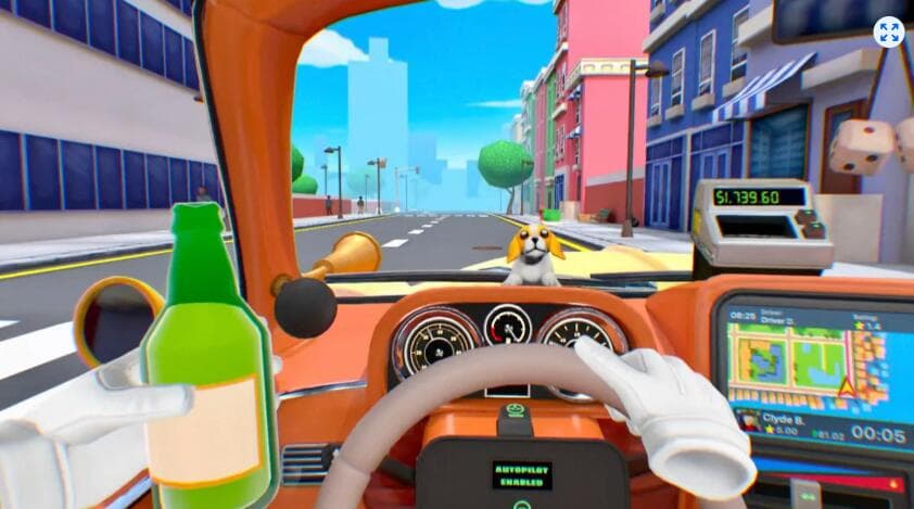 Meta Quest 游戏《出租车司机VR》TAXI DRIVER VR