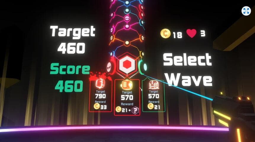Meta Quest 游戏《超弹》Hyper Bullet 游戏截图