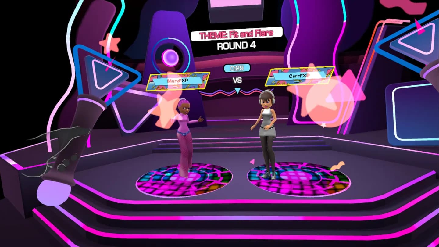 Meta Quest 游戏《盛装打扮》Dress Up Dance Off 游戏截图