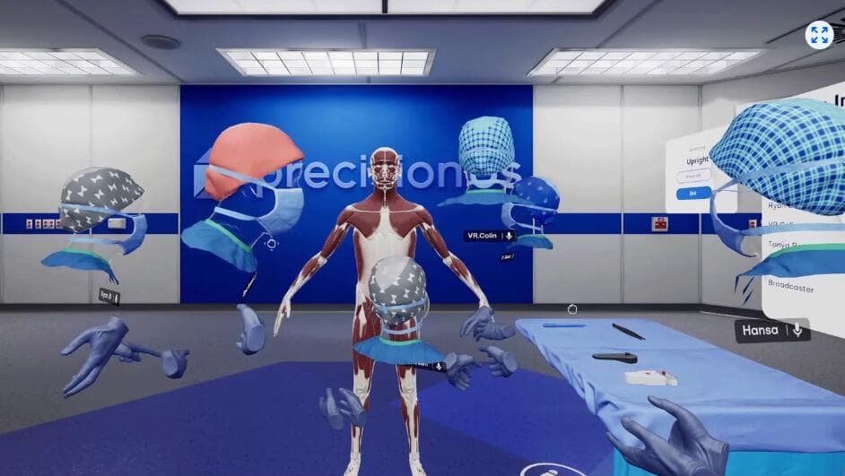Oculus Quest 游戏《精密解剖学》BodyWorks Precision Anatomy