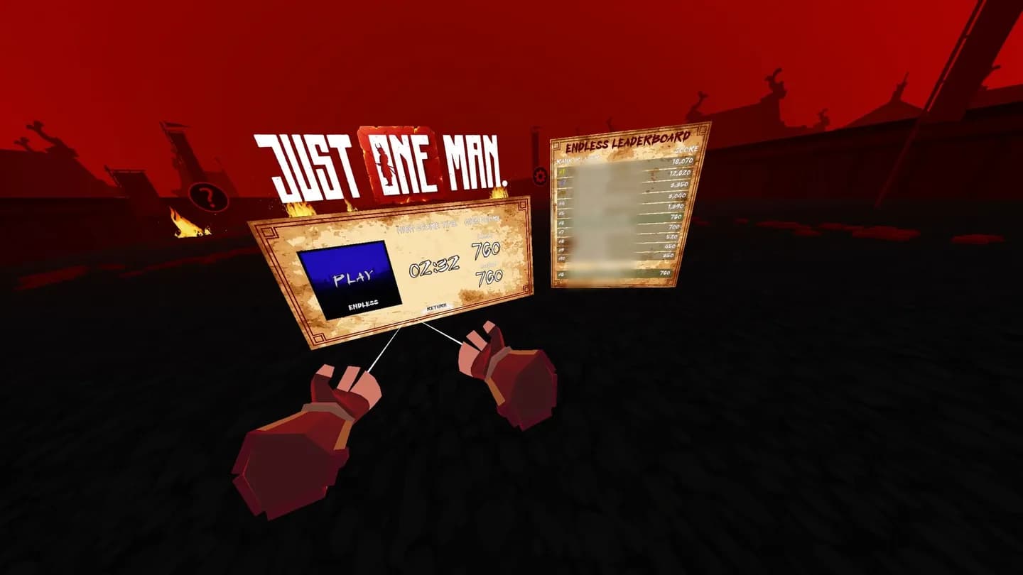 Meta Quest 游戏《只有一个人》JUST ONE MAN