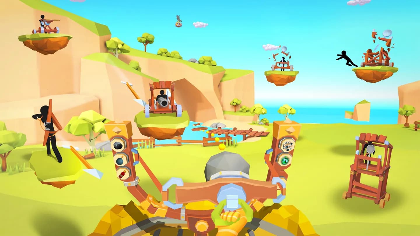 OculusQuest 游戏《火柴人保卫战》The Catapult