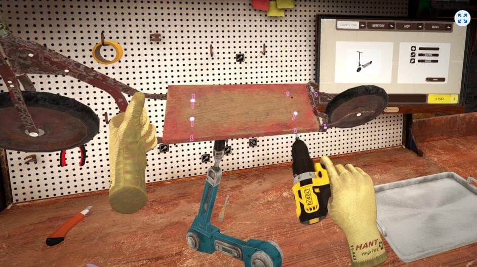 Oculus Quest 游戏《工作坊模拟器VR》Workshop Simulator VR 游戏截图