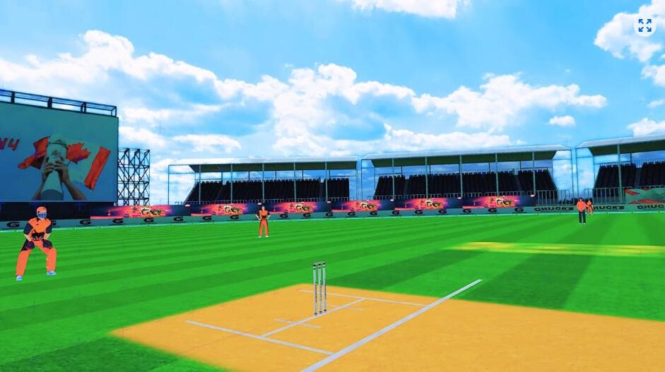 Oculus Quest 游戏《板球X》Cricket X