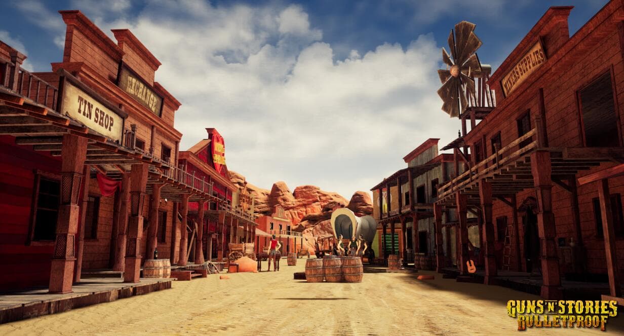 Oculus Quest 游戏《枪炮的故事》Guns n Stories: Bulletproof VR